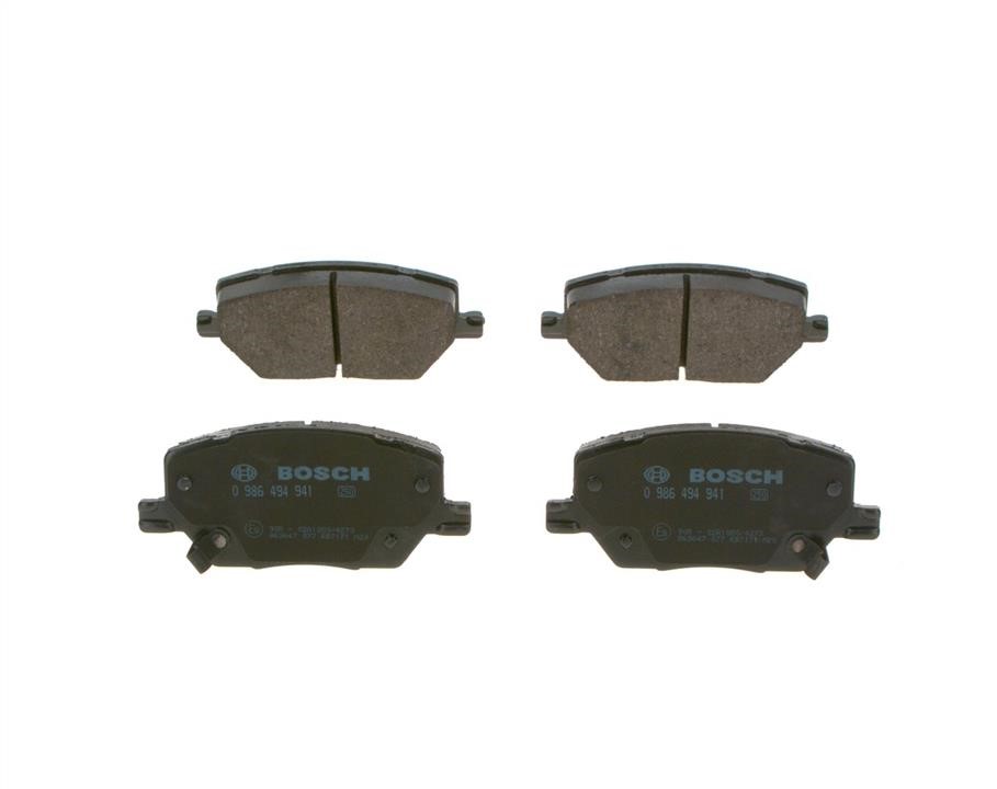 Bosch 0 986 494 941 Brake Pad Set, disc brake 0986494941
