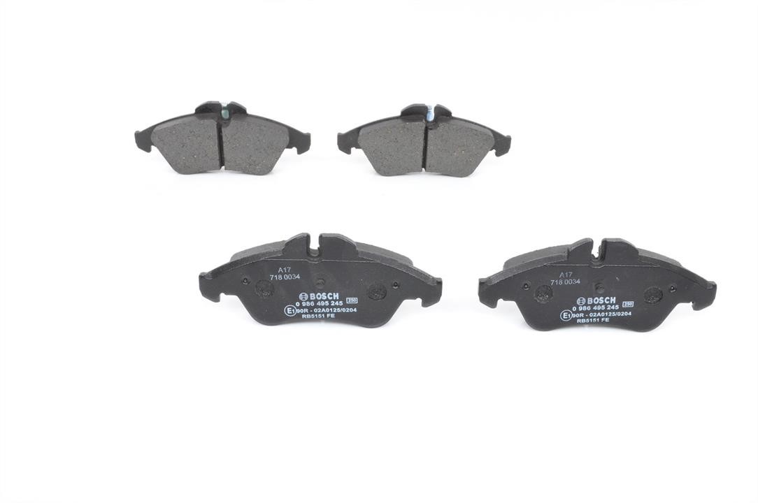 Bosch 0 986 495 245 Brake pad set 0986495245 0986495245 Bosch Brake pad set