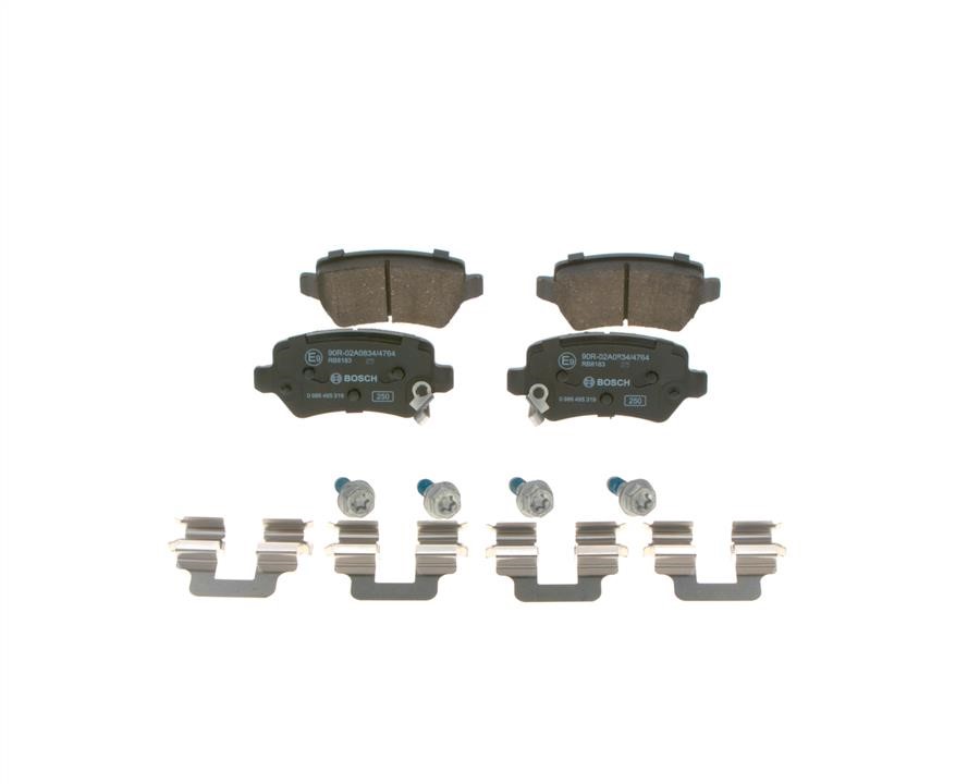 Bosch 0 986 495 319 Brake Pad Set, disc brake 0986495319