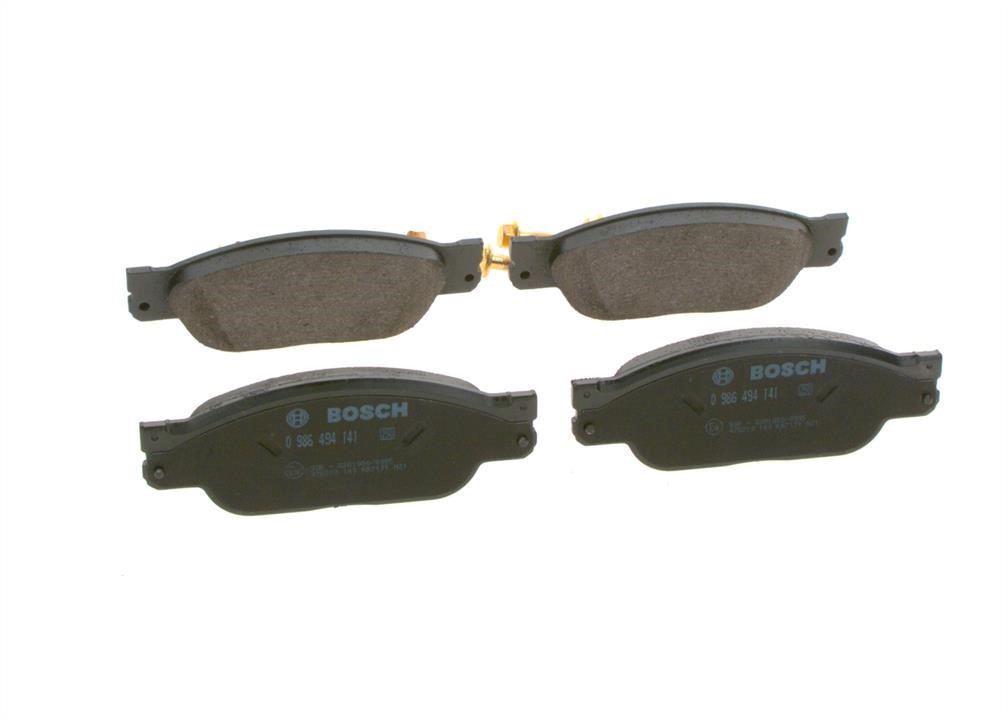 Brake Pad Set, disc brake Bosch 0 986 494 141