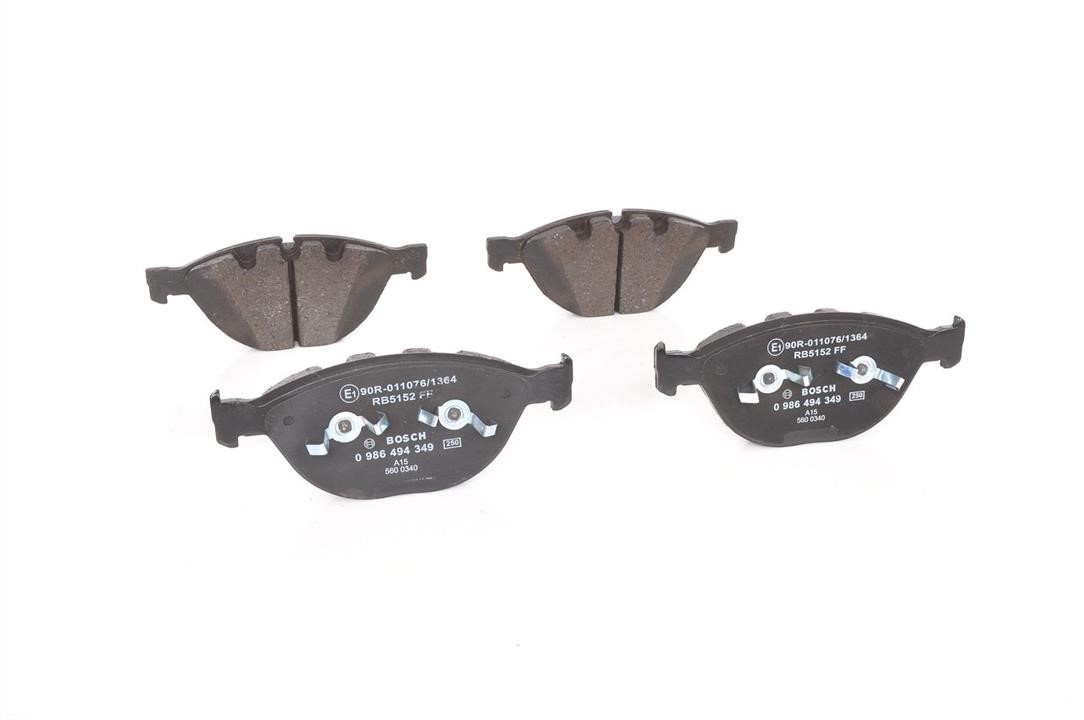 Brake pad set Bosch 0 986 494 349