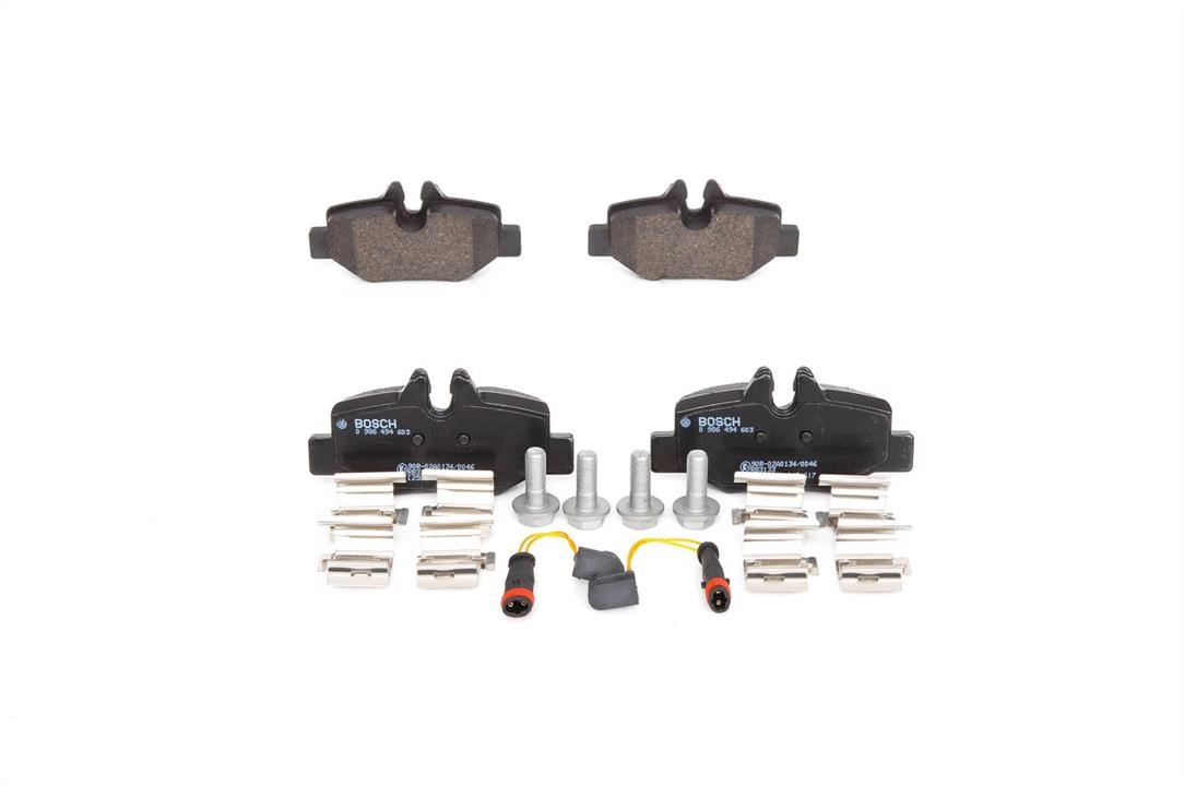 Bosch 0 986 494 603 Brake Pad Set, disc brake 0986494603