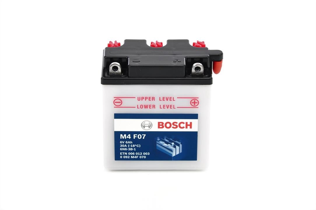 Bosch 0 092 M4F 070 Battery Bosch 6V 6Ah 30A(EN) R+ 0092M4F070