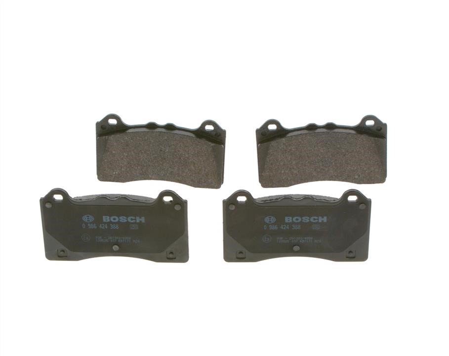 Bosch 0 986 424 388 Brake Pad Set, disc brake 0986424388