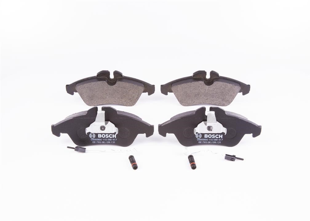 Bosch 0 986 BB0 153 Brake Pad Set, disc brake 0986BB0153