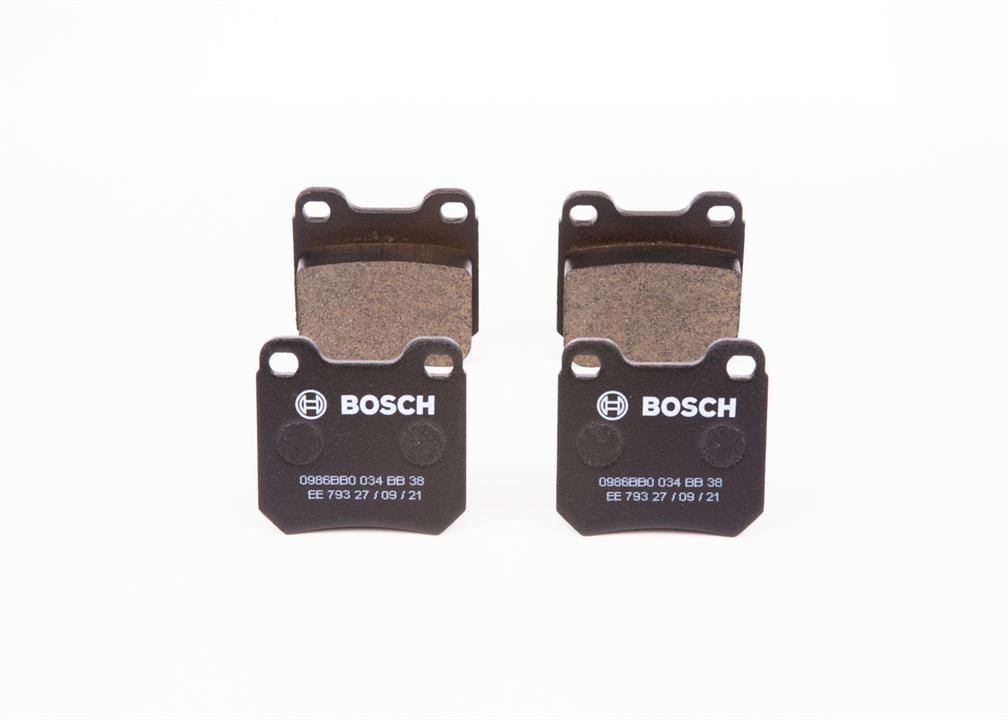 Bosch 0 986 BB0 034 Brake Pad Set, disc brake 0986BB0034