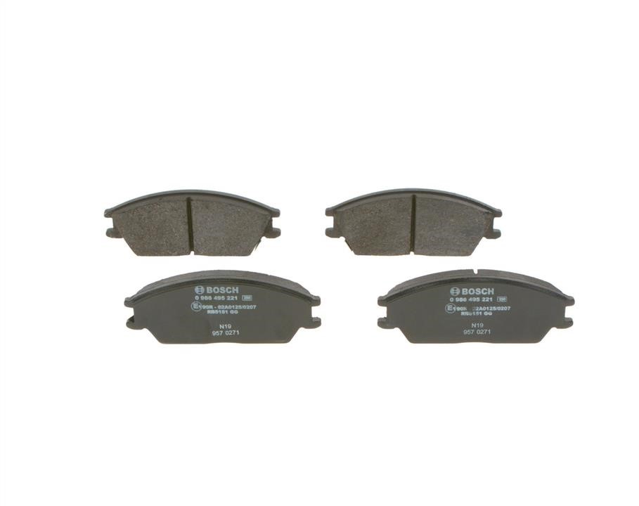 Bosch 0 986 495 221 Brake Pad Set, disc brake 0986495221