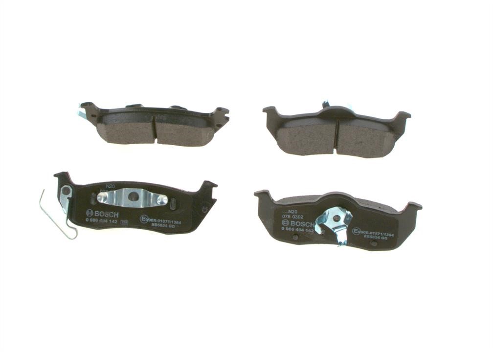 Bosch 0 986 494 142 Brake Pad Set, disc brake 0986494142