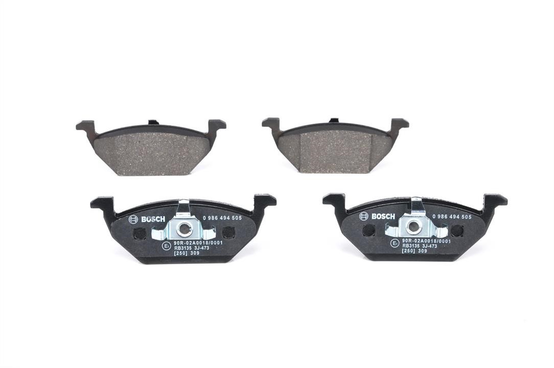 Bosch 0 986 494 505 Brake Pad Set, disc brake 0986494505