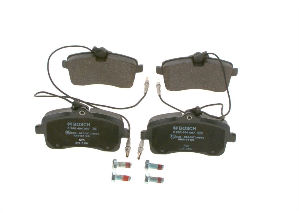 0986494097 Bosch Brake pad set