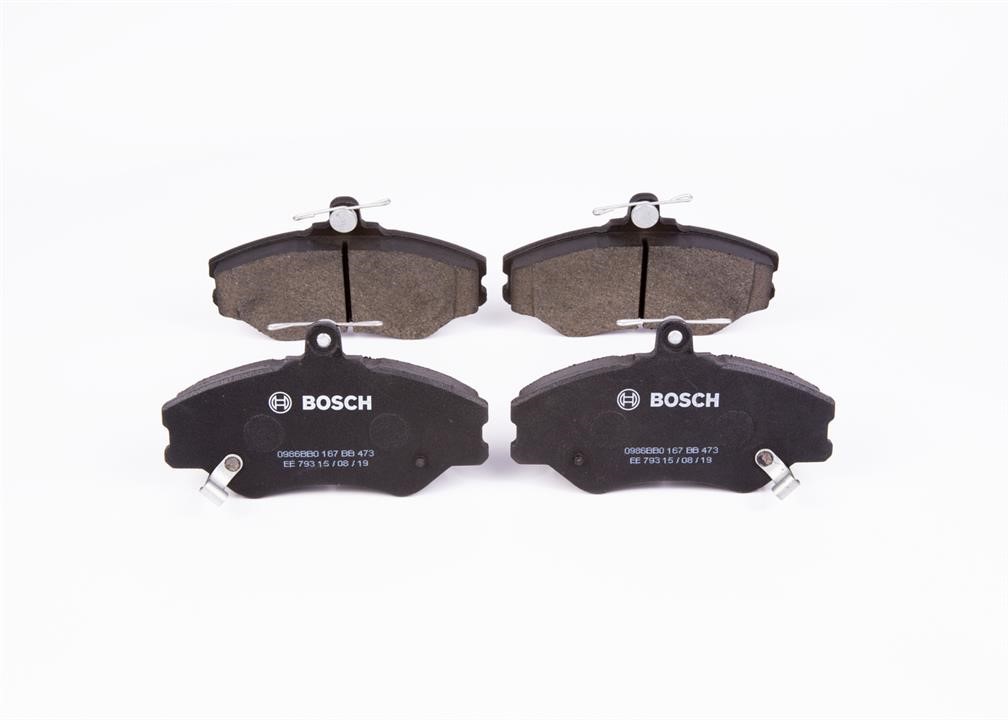 Bosch 0 986 BB0 167 Brake Pad Set, disc brake 0986BB0167