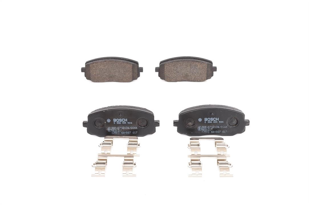 Bosch 0 986 494 594 Brake Pad Set, disc brake 0986494594