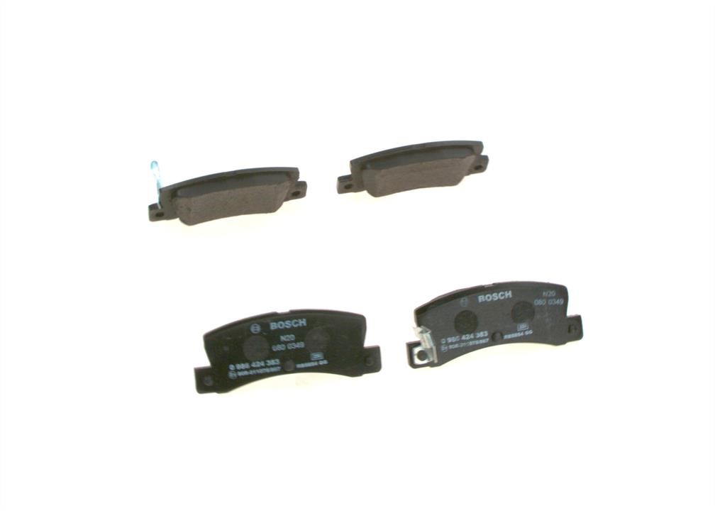 Brake Pad Set, disc brake Bosch 0 986 424 383