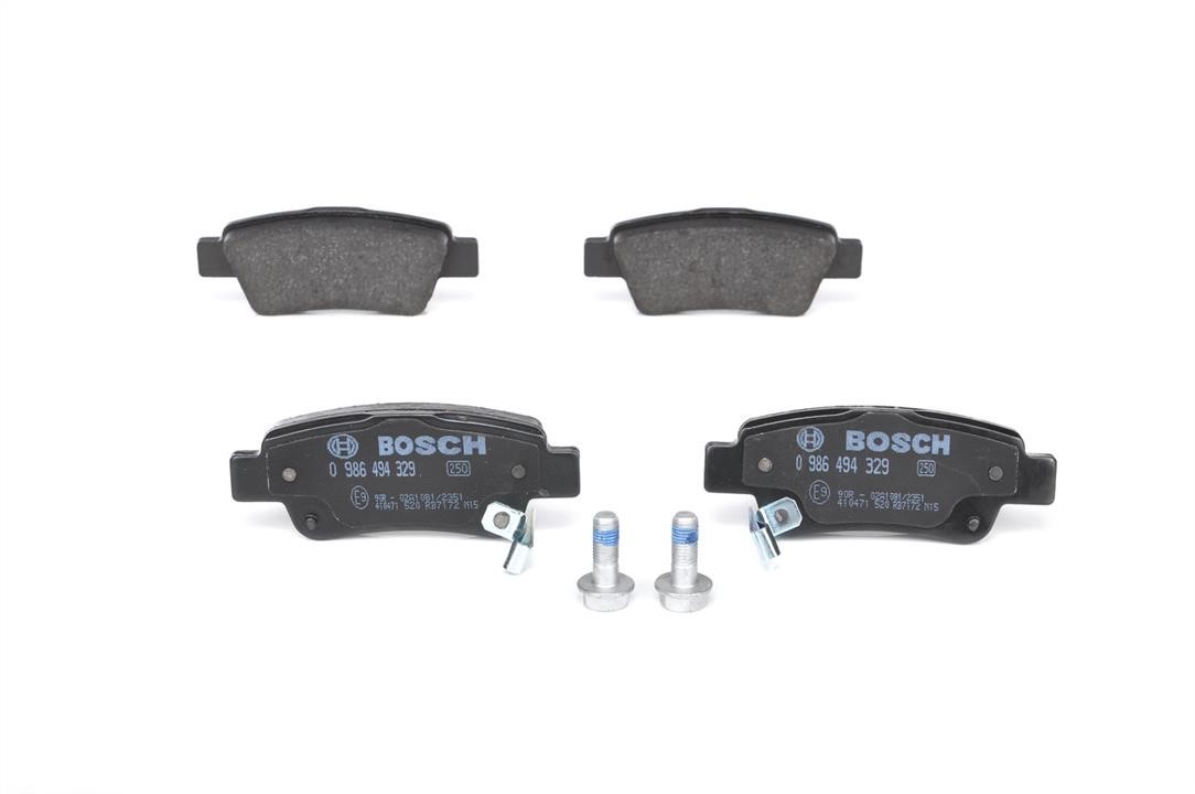Bosch 0 986 494 329 Brake Pad Set, disc brake 0986494329
