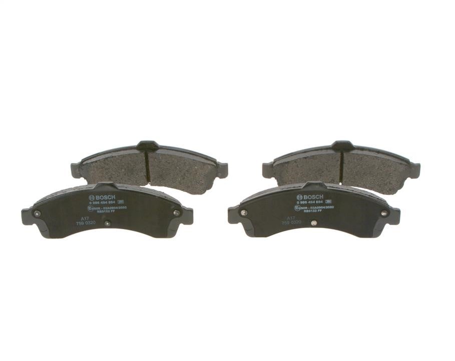 Disc brake pad set Saab 9-7X: 0986494854 Bosch Brake pad set