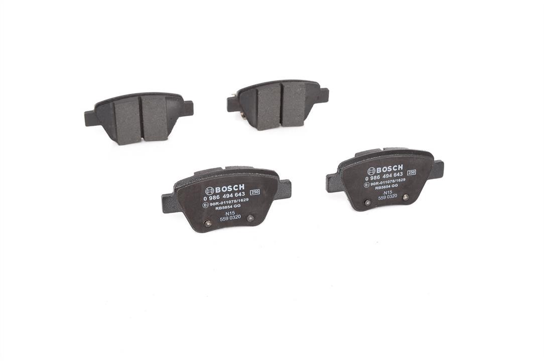 Brake pad set Bosch 0 986 494 643