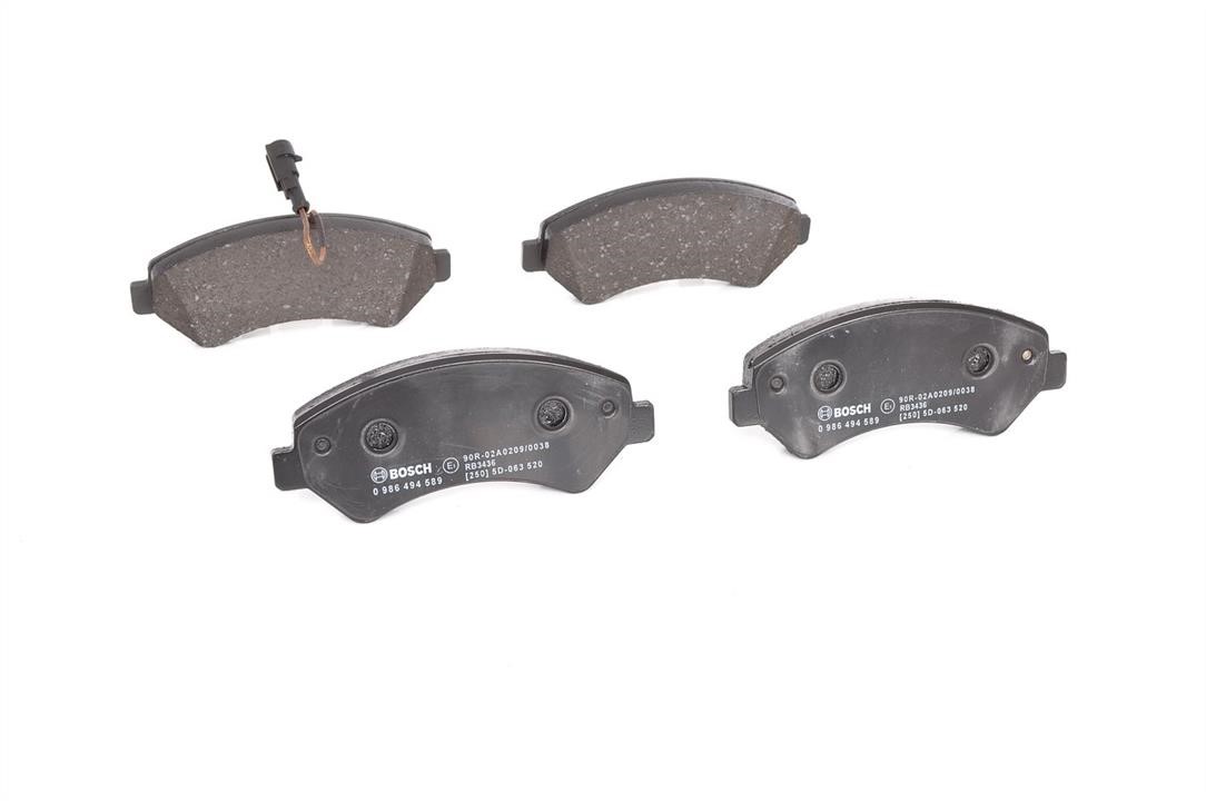 Brake pad set Bosch 0 986 494 589