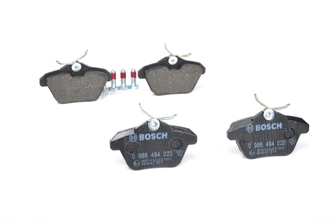 Brake pad set Bosch 0 986 494 020