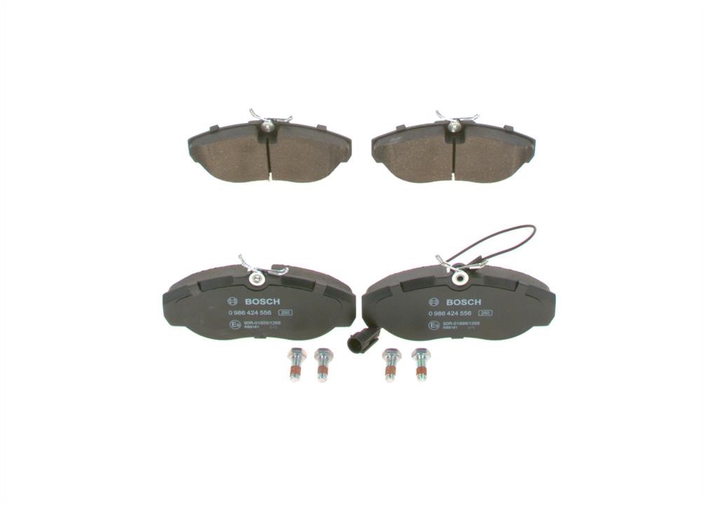 Bosch 0 986 424 556 Brake pad set 0986424556 0986424556 Bosch Brake pad set