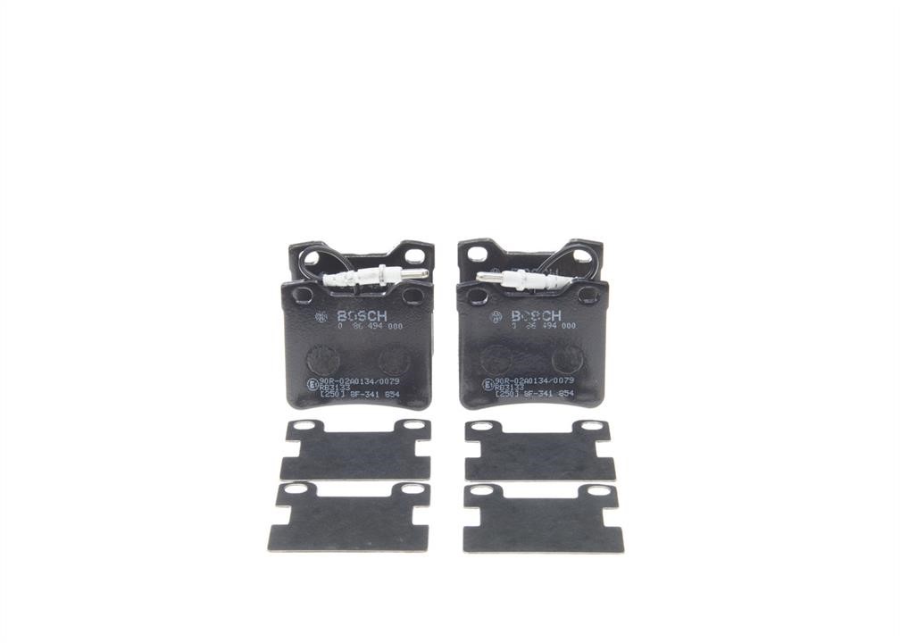 Bosch 0 986 494 000 Brake Pad Set, disc brake 0986494000