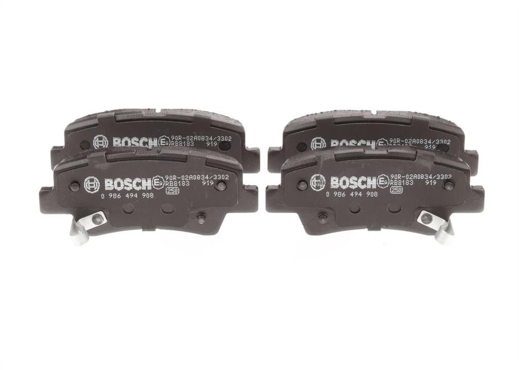 Bosch 0 986 494 908 Brake Pad Set, disc brake 0986494908