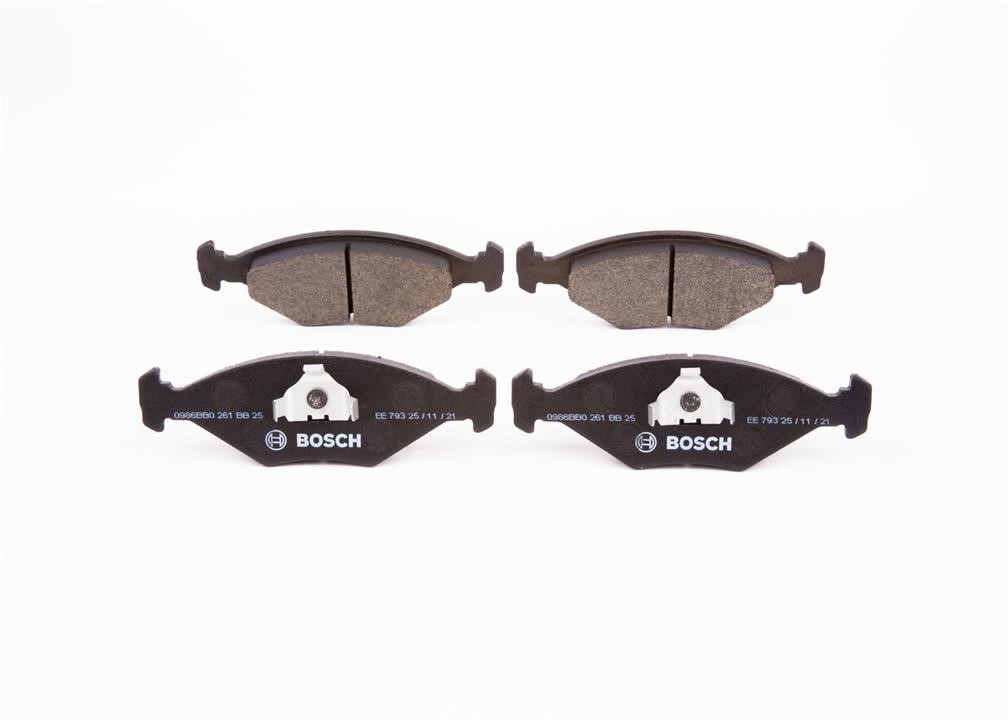Bosch 0 986 BB0 261 Brake Pad Set, disc brake 0986BB0261