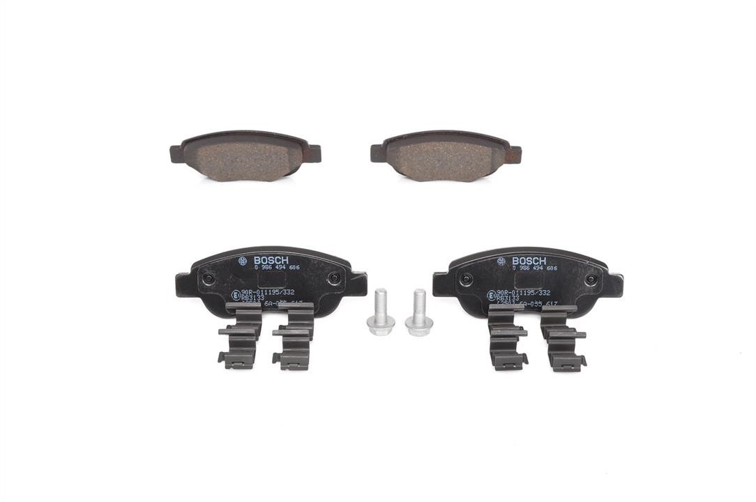 Bosch 0 986 494 606 Brake Pad Set, disc brake 0986494606