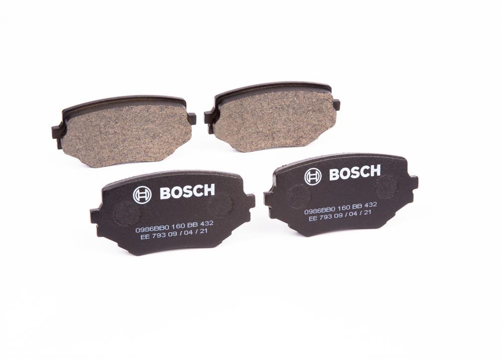 Brake Pad Set, disc brake Bosch 0 986 BB0 160