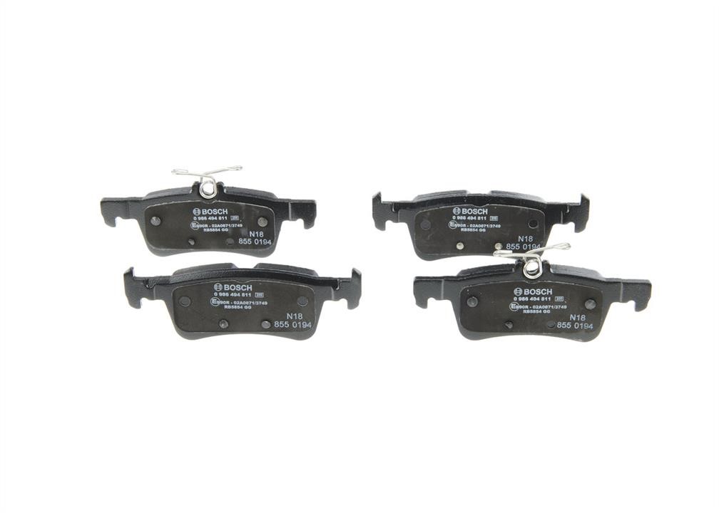 0986494811 Bosch Brake pad set