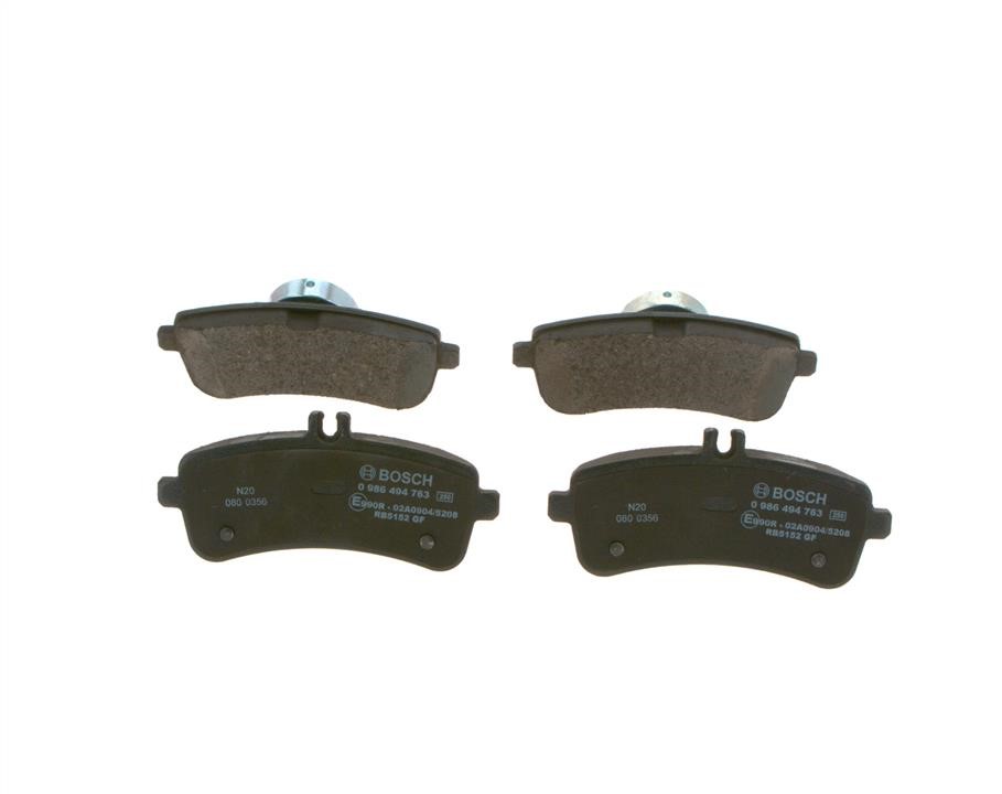 Bosch 0 986 494 763 Brake Pad Set, disc brake 0986494763