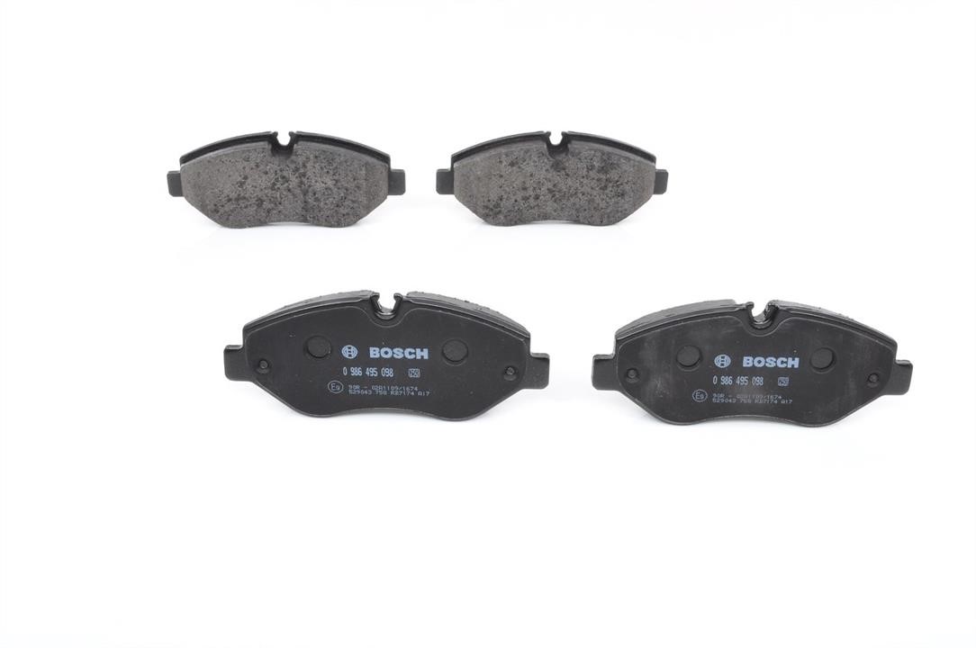 Bosch 0 986 495 098 Brake Pad Set, disc brake 0986495098