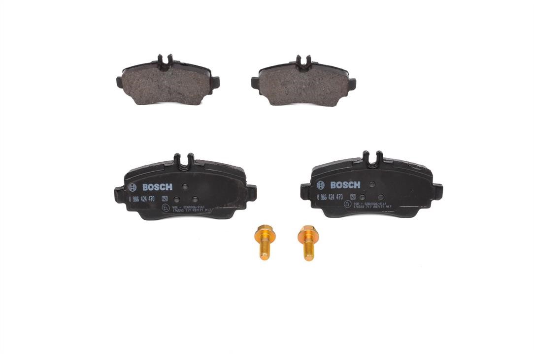 Bosch 0 986 424 470 Brake Pad Set, disc brake 0986424470