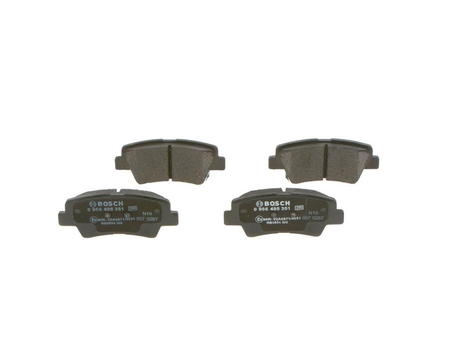 Bosch 0 986 495 351 Brake Pad Set, disc brake 0986495351