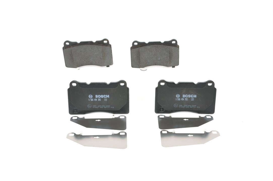 Bosch 0 986 494 395 Brake Pad Set, disc brake 0986494395