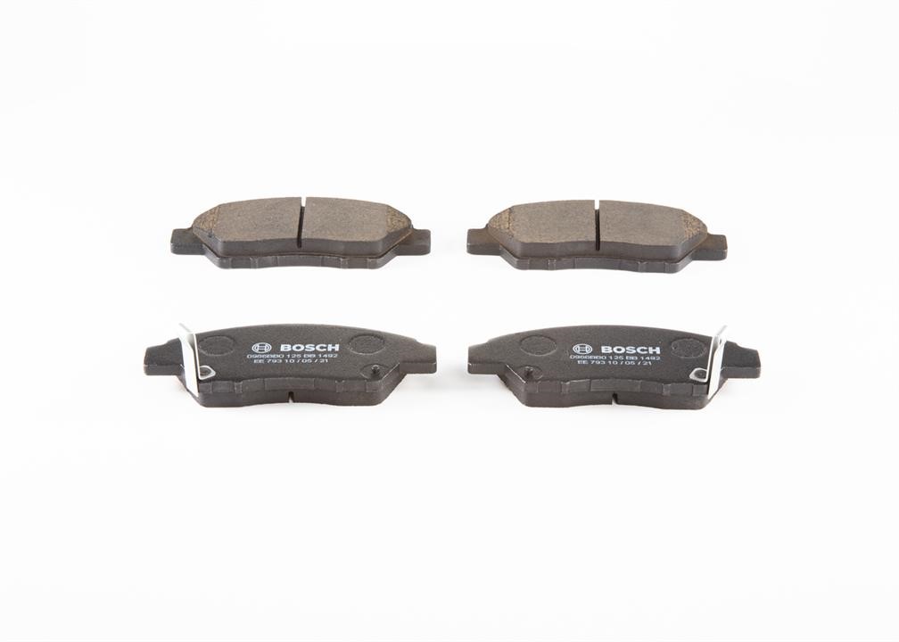 Bosch 0 986 BB0 125 Brake Pad Set, disc brake 0986BB0125