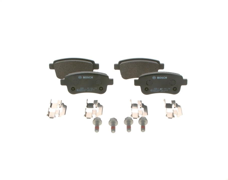Bosch 0 986 494 735 Brake Pad Set, disc brake 0986494735