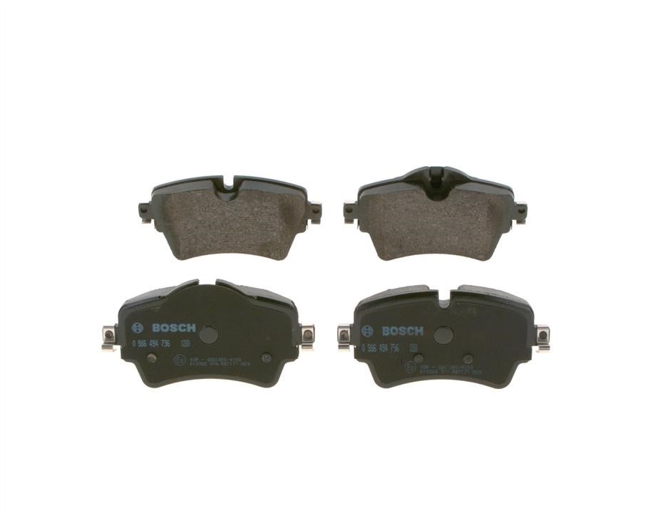 Bosch 0 986 494 736 Brake Pad Set, disc brake 0986494736