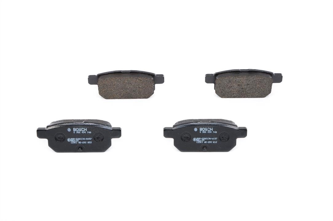 Bosch 0 986 494 748 Brake Pad Set, disc brake 0986494748