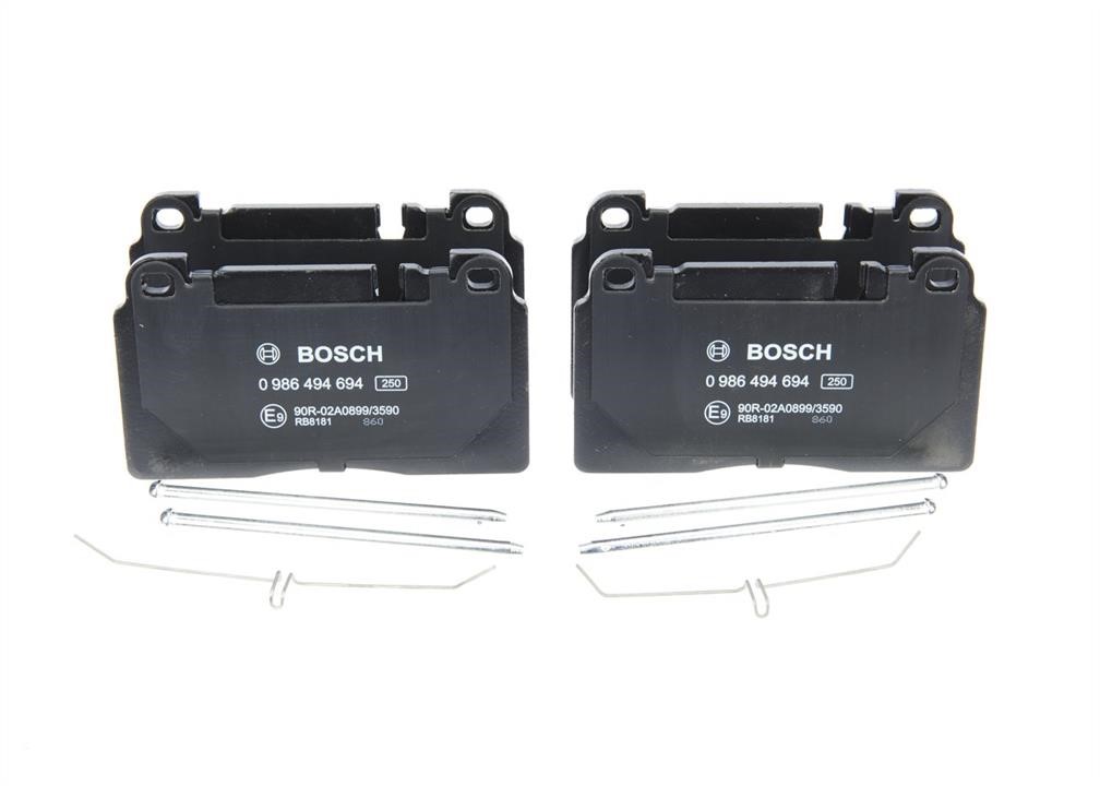 Bosch 0 986 494 694 Brake Pad Set, disc brake 0986494694