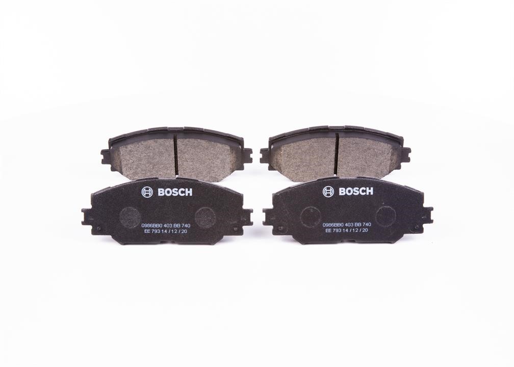 Bosch 0 986 BB0 403 Brake Pad Set, disc brake 0986BB0403
