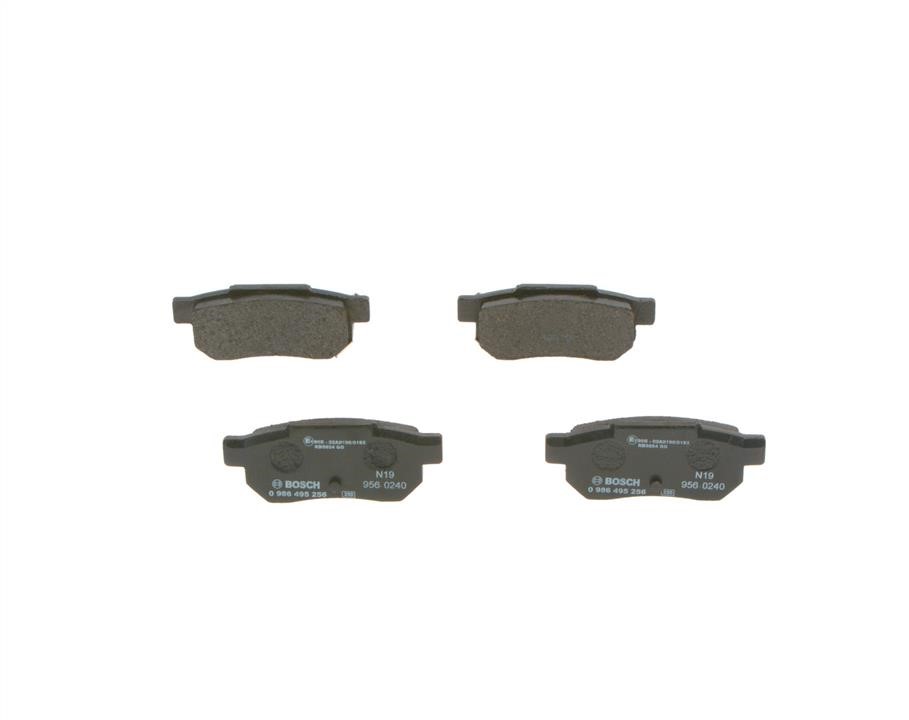 Bosch 0 986 495 256 Brake Pad Set, disc brake 0986495256