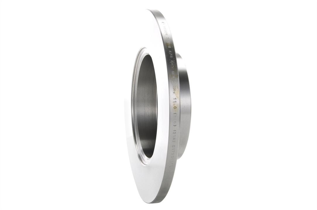Bosch Unventilated front brake disc – price 113 PLN