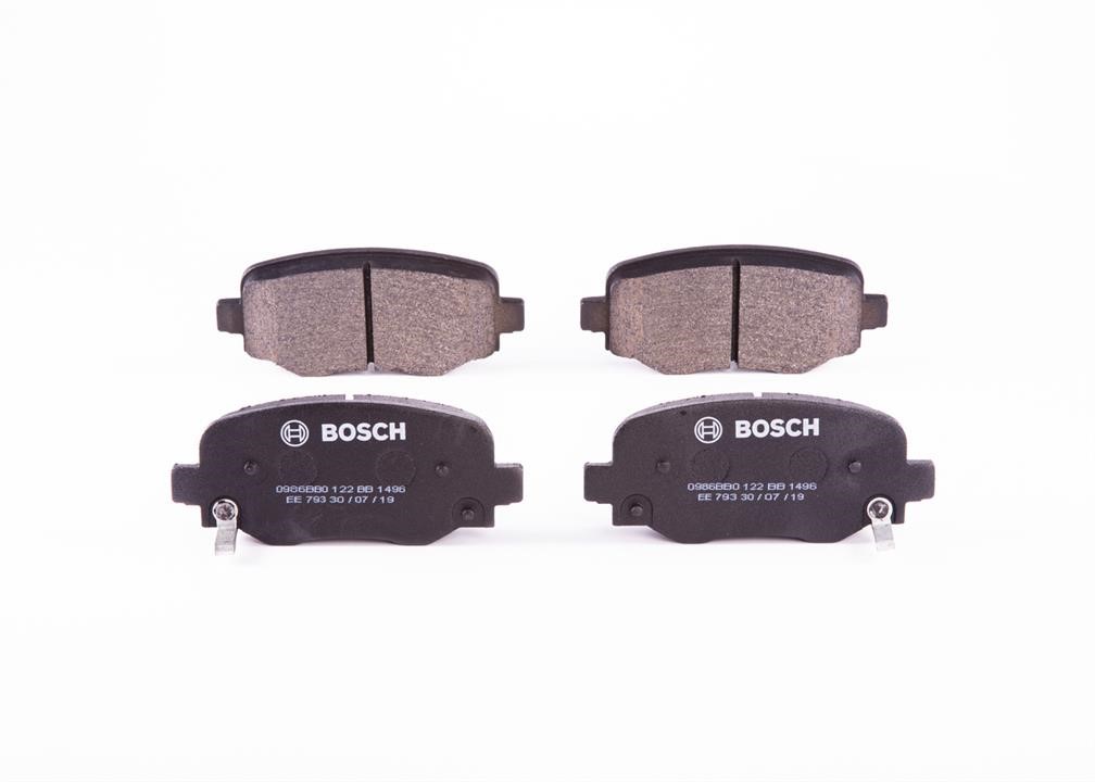 Bosch 0 986 BB0 122 Brake Pad Set, disc brake 0986BB0122
