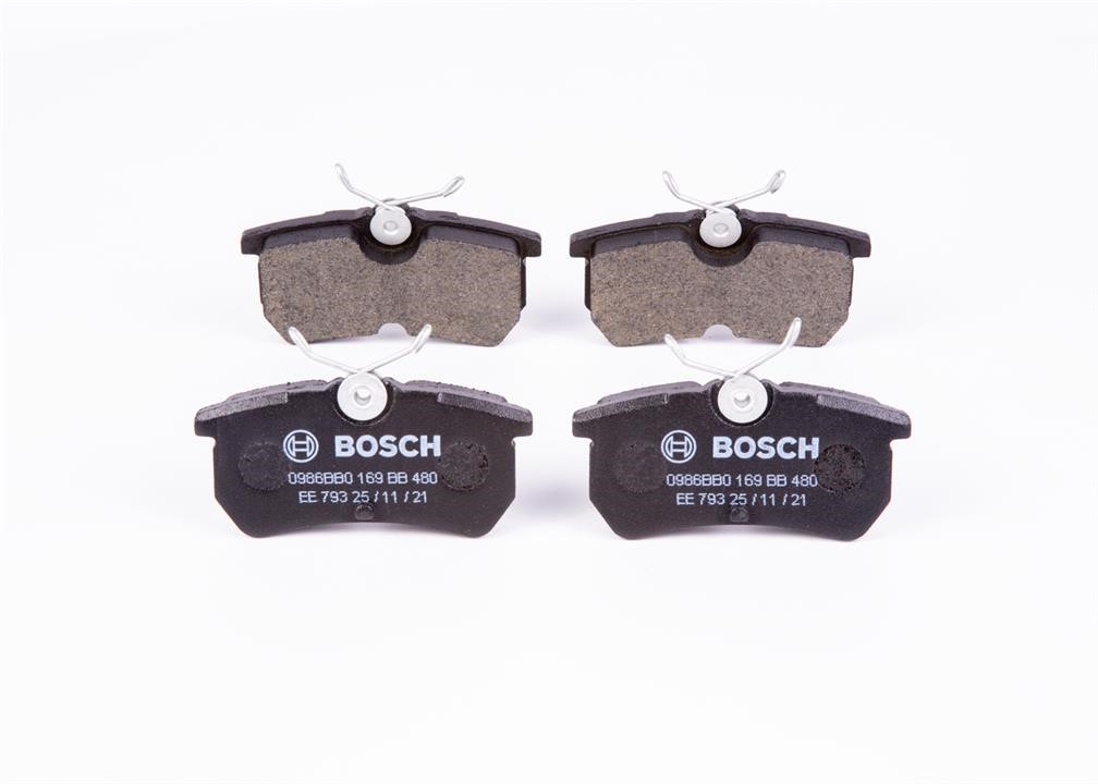 Bosch 0 986 BB0 169 Brake Pad Set, disc brake 0986BB0169