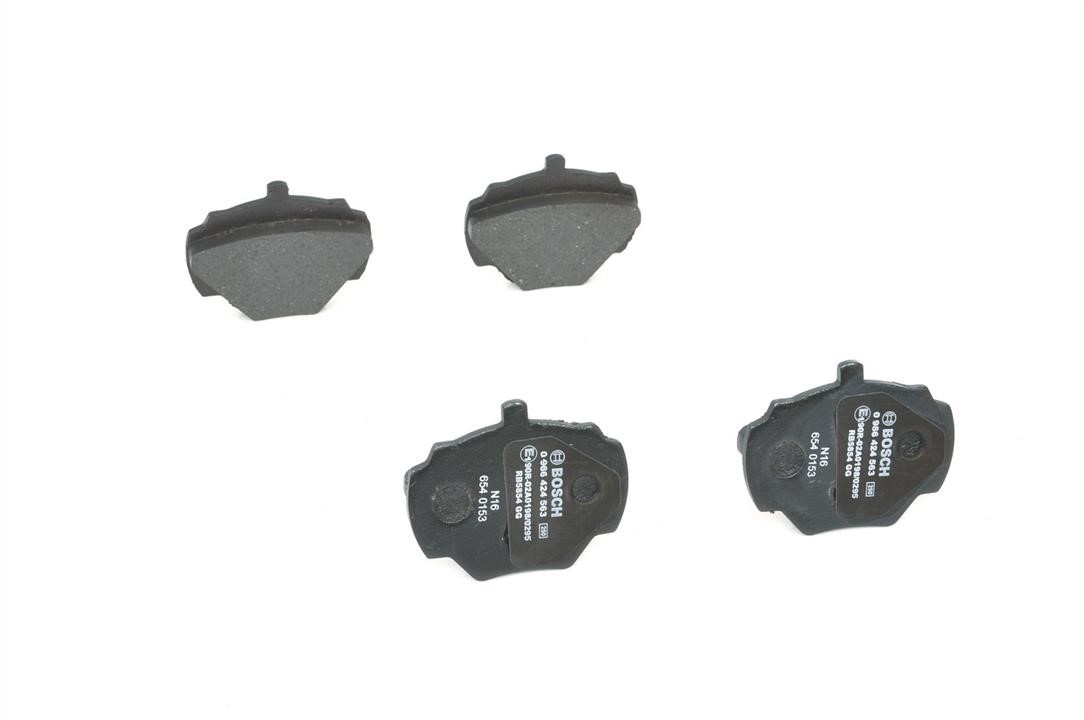 Brake Pad Set, disc brake Bosch 0 986 424 563