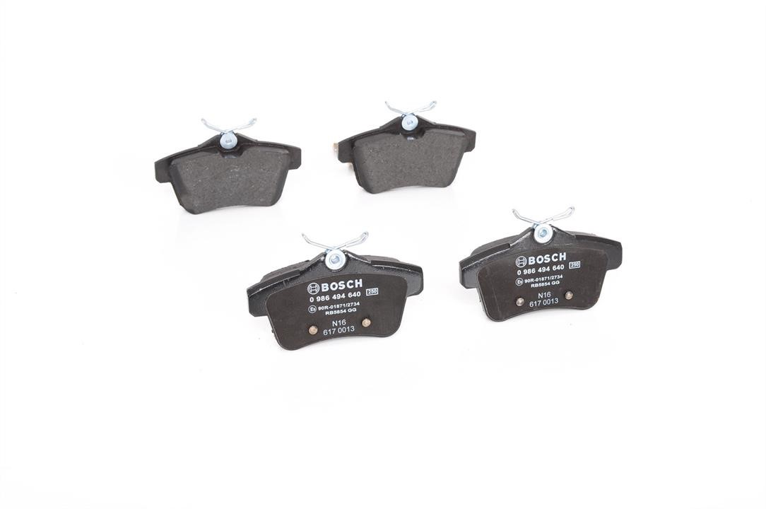 Brake pad set Bosch 0 986 494 640