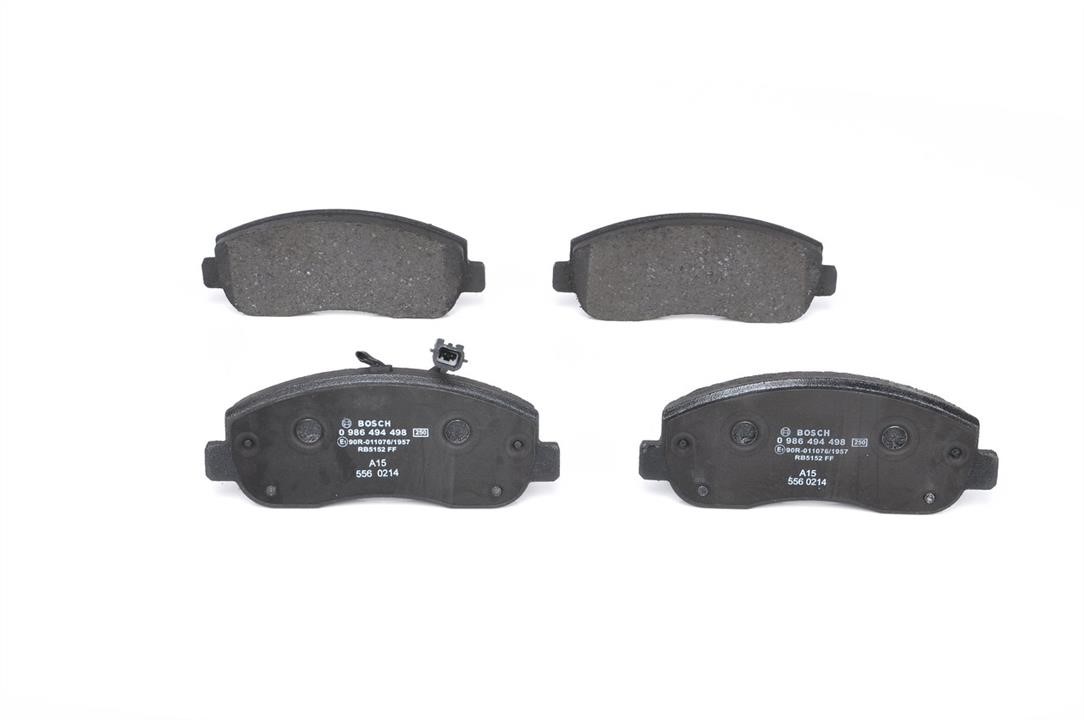 Bosch 0 986 494 498 Brake Pad Set, disc brake 0986494498
