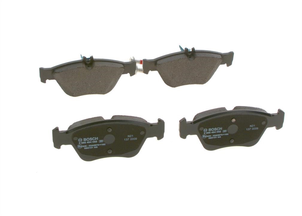 Brake pad set Bosch 0 986 494 002