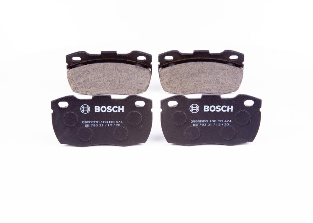 Bosch 0 986 BB0 168 Brake Pad Set, disc brake 0986BB0168