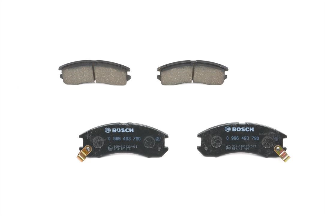 Bosch 0 986 493 790 Brake Pad Set, disc brake 0986493790